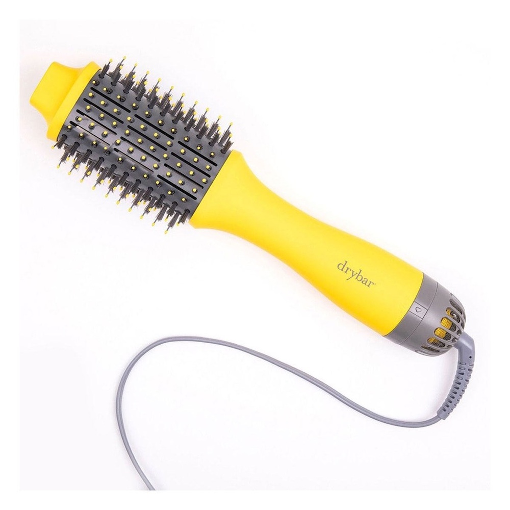 Drybar The Double Shot Round Blow-Dryer Brush - Yellow and Gray